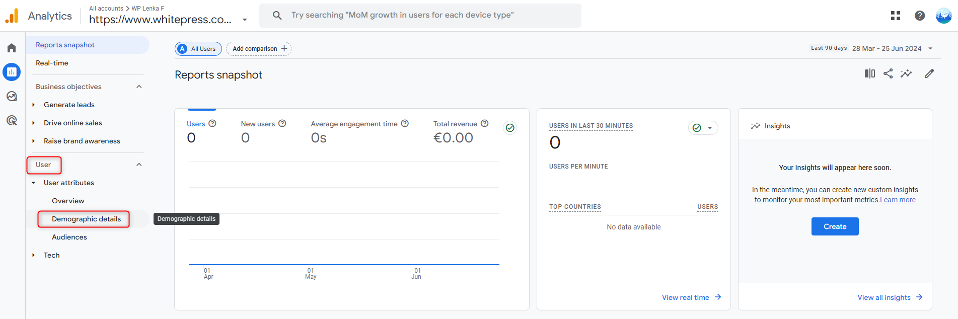 Google Analytics 4 screenshot 3