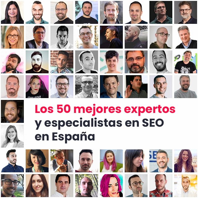 Los 50 mejores expertos y especialistas en SEO en España