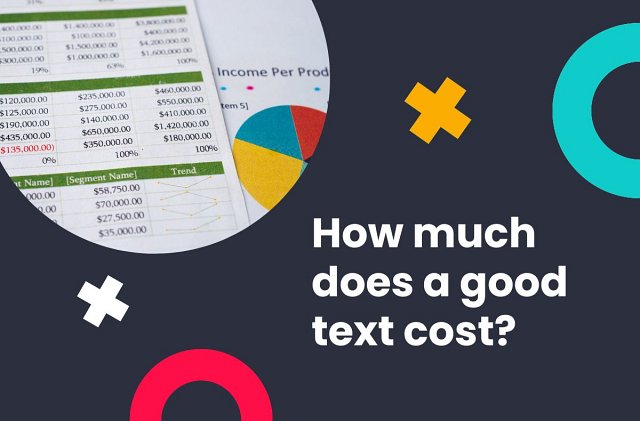 How much does a good text cost?